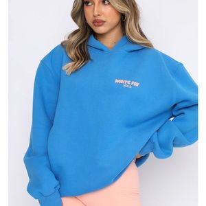 White fox sweatshirt new with tags size SM